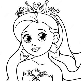 Sparkly Lol Princess Coloring Page 73215-60446