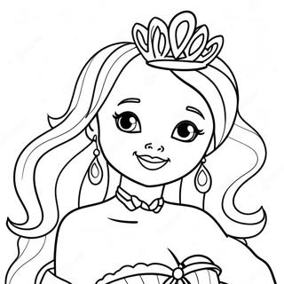 Sparkly Lol Princess Coloring Page 73215-60448