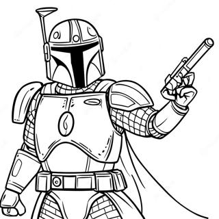 Jango Fett In Battle Armor Coloring Page 73225-60452