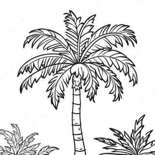 Palm Tree Coloring Page 73244-60467