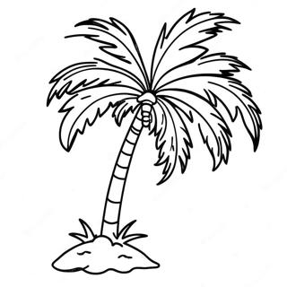 Palm Tree Coloring Page 73244-60468