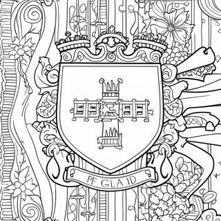 England Flag Coloring Page 73274-60491