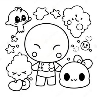 Cute Tokidoki Characters Coloring Page 73285-60497