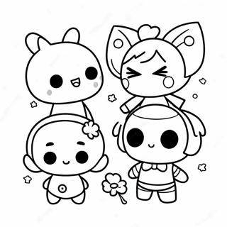 Cute Tokidoki Characters Coloring Page 73285-60499