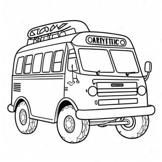 Fortnite Battle Bus Coloring Page 73314-60520