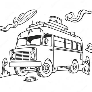 Epic Fortnite Battle Bus Adventure Coloring Page 73315-60527