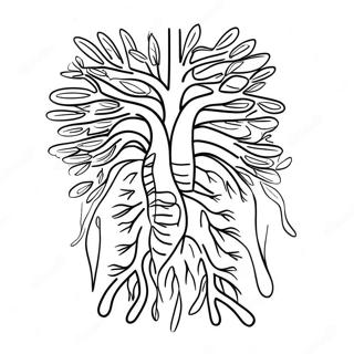 Circulatory System Diagram Coloring Page 73324-60544