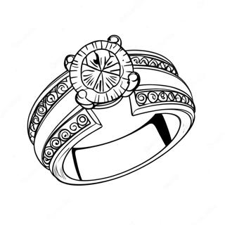 Wedding Ring Coloring Page 73354-60554