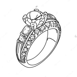 Wedding Ring Coloring Page 73354-60556