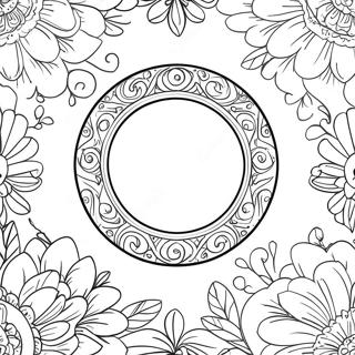 Elegant Wedding Ring Coloring Page 73355-60558