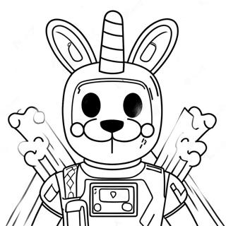 Glitchtrap Coloring Page 73394-60587