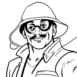 Robber Coloring Pages