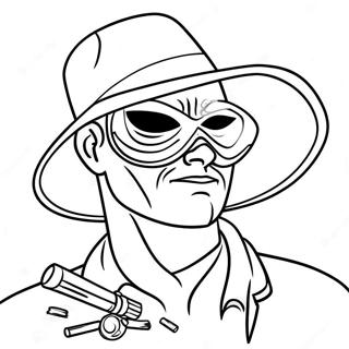 Robber Coloring Page 73434-60619