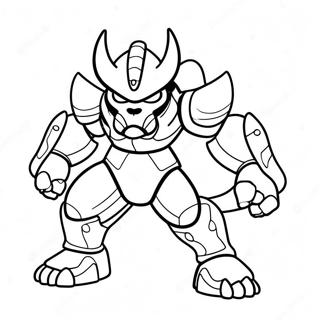 Protogen Coloring Page 73444-60624