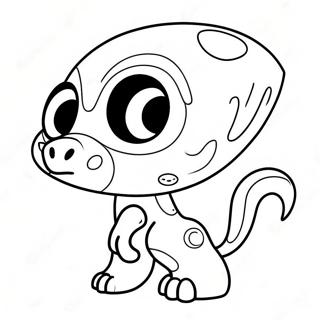 Cute Protogen With Big Eyes Coloring Page 73445-60632