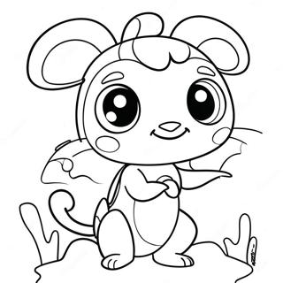 Kwami Miraculous Ladybug Coloring Page 7344-5970