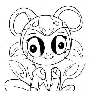 Kwami Miraculous Ladybug Coloring Page 7344-5972