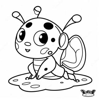 Tikki The Ladybug Kwami Coloring Page 7345-5974