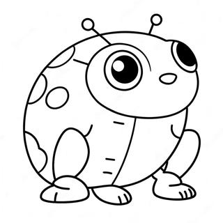 Tikki The Ladybug Kwami Coloring Page 7345-5975