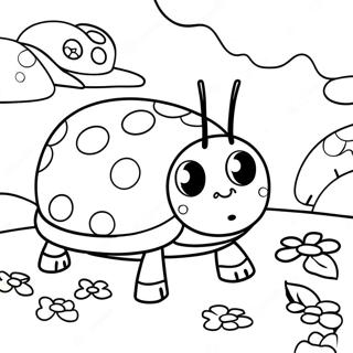 Tikki The Ladybug Kwami Coloring Page 7345-5976