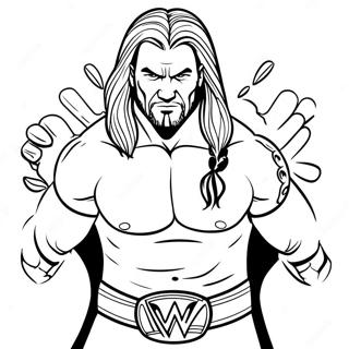 Wwe Coloring Page 73464-60638