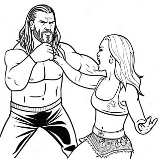 Wwe Coloring Page 73464-60639