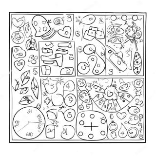 Festive Math Puzzle Coloring Page 73486-60654