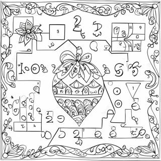 Festive Math Puzzle Coloring Page 73486-60655