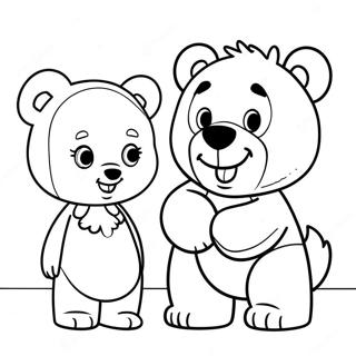 Goldie And Bear Coloring Page 73545-60690