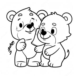 Goldie And Bear Coloring Page 73545-60691