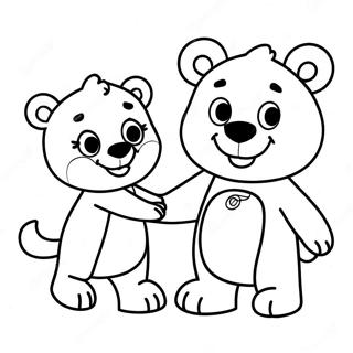 Goldie And Bear Coloring Page 73545-60692