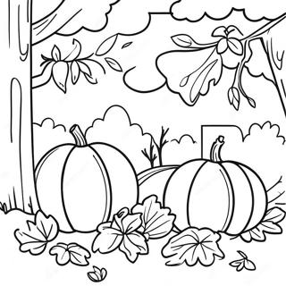 Fall Bible Coloring Page 7354-5980