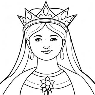 May Crowning Coloring Page 73575-60723