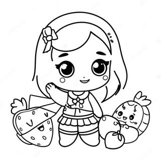 Cute Bad Girl Gacha Life Coloring Page 73585-60732