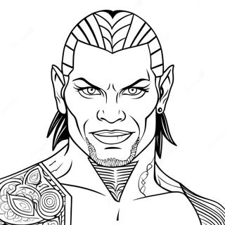 Jeff Hardy Coloring Pages