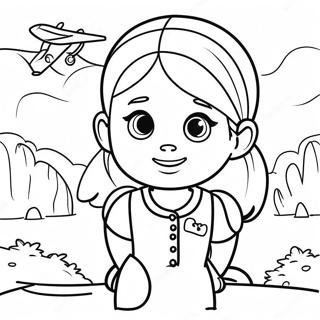 Adventurous Olivia Coloring Page 73616-60755