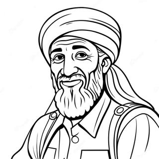 Dd Osama In Action Coloring Page 73626-60767