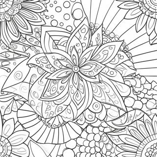 Pin Wheel Patterns Coloring Pages