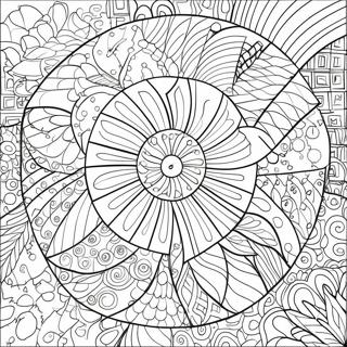 Pin Wheel Patterns Coloring Page 73635-60772