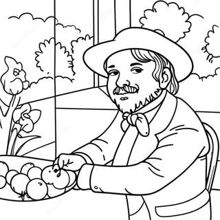 Renoir Painting Coloring Page 73645-60780