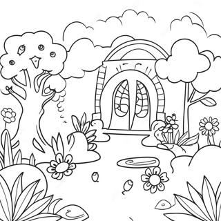 Whimsical Garden Of Banban Coloring Page 73666-60795