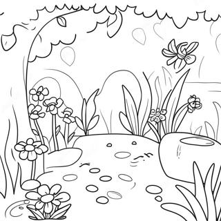 Whimsical Garden Of Banban Coloring Page 73666-60796