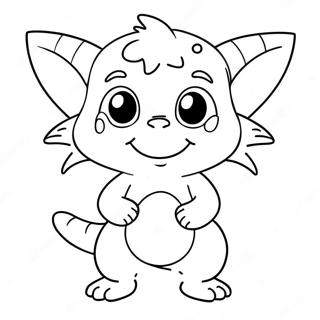 Cute Nab Nab Character Coloring Page 73676-60807