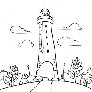 Tower Coloring Page 73695-60810