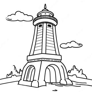 Tower Coloring Page 73695-60811