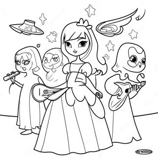 Julie And The Phantoms Coloring Page 73715-60839