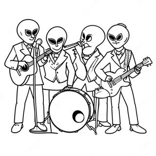 Julie And The Phantoms Band Performing Coloring Page 73716-60835