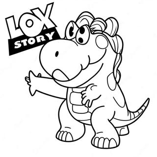 Rex Toy Story Coloring Page 73745-60860