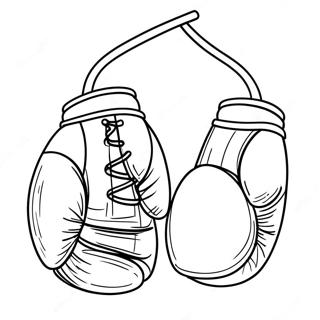 Boxing Gloves Coloring Page 7374-5995