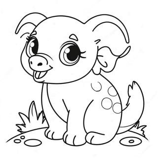 Cute Baby Animals Coloring Page 73776-60884